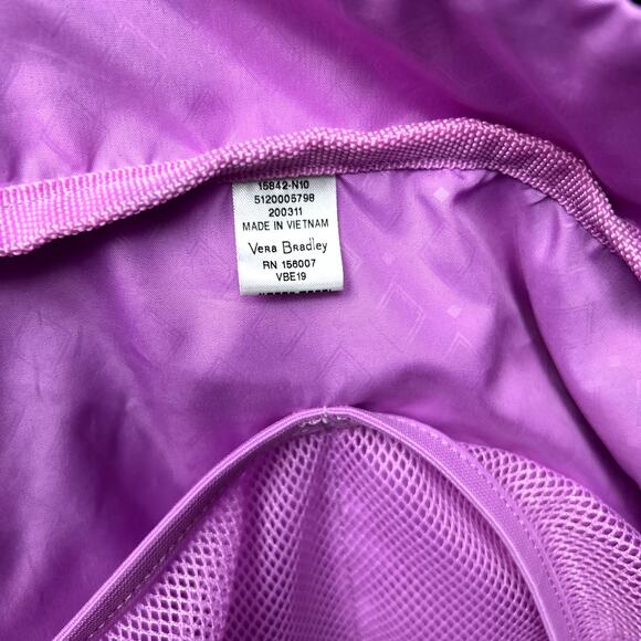 Vera Bradley Hilo Meadow Carry-On Roller Suitcase Luggage Floral Travel Duffle - Picture 6 of 12